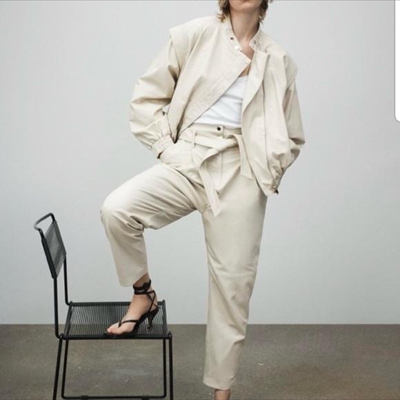 Zara Pants - NWT - Zara lamb skin Leather Pants.